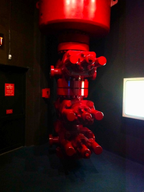 Blowout preventer at museum