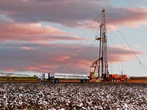 Standard services a well in the cotton country of the panhandle. The company stays very active in the Permian as well.